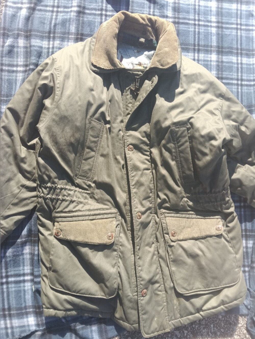 Vintage Men's Mighty Mac Coat Size 46 XL